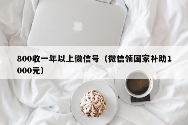 800收一年以上微信号（微信领国家补助1000元）